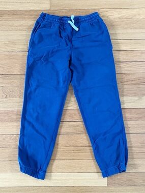 Hanna Andersson Navy Blue Cotton Very Gud Sweatpants Joggers 140 10